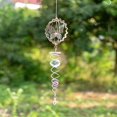 thumbnail image 3 of 3d metal de acero inoxidable campanas de viento espiral Phoenix cola (mariposa) Afortunado Sencillez, 3 of 5