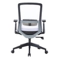 thumbnail image 4 of Modern Office Task Chair - Adjustable Armrests, Lumbar Support, Swivel Design, 4 of 5