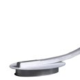 thumbnail image 3 of Benzara BM240344 Table Lamp with Arched Tube LED, Brushed Silver, 3 of 5