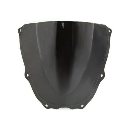 Honda Motorcycle Windshield Unique BargainsBlack Motorcycle Windshield for RVT1000R VTR1000 SP1 SP2 RC51 2000-2006 ()