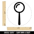 thumbnail image 2 of Magnifying Glass Self-Inking Rubber Stamp Ink Stamper - Orange Ink - Mini 1/2 Inch, 2 of 7