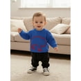 thumbnail image 4 of BemeyourBBs Baby Fall Sweaters Long Sleeve Graphic Embroidery Knit Pullovers, 4 of 9