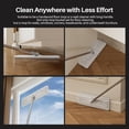 thumbnail image 4 of Hands Free Flat Floor Mop and Bucket with Wringer Set, 3 Washable Microfiber Mops, Wet and Dry Use, Floor Cleaning System, 4 of 8
