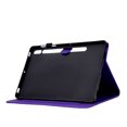thumbnail image 6 of Allytech Case for Samsung Galaxy Tab S8 2022 & Tab S7 2020 Case, PU Leather Stand Multi-Angle Vieiwng Stand Smart Card Slots/ Pen Holder Wallet Case for SM-X700/ X706/ T870/ T875/ T878, Purple, 6 of 10