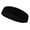 Black, variant on Couver Standard Size Unisex Head Sweatband fit for most Kids & Adult for all purpose 6 Pieces Pack, Blue