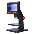 thumbnail image 1 of Digital Microscope, Stable Base 1000X 8 LED Lights LCD Screen Microscope  For Observation ANGGREK Digital Microscope, 1 of 8