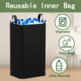 thumbnail image 6 of MIDODO Recycling Bin for Kitchen 26 Gallon, 100L Recycle Bin with Reusable Inner Bag for Bottle Can Glass Waste Plastice, 6 of 8