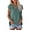 Green Shirts, variant on CAIVO Women's Shirts Solid Color Short Sleeve Oversized Casual V-Neck Fashion Tops Summer Blouse Soft Back To School Dailywear