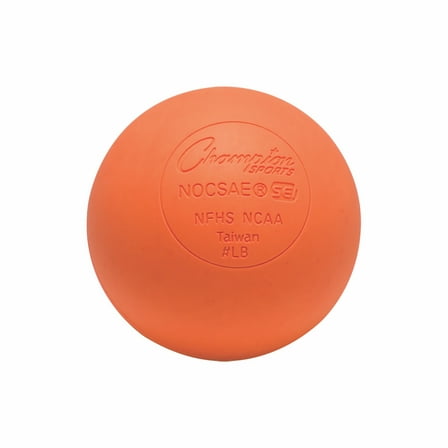 Champion Sports NOCSAE Lacrosse Ball Orange Bulk