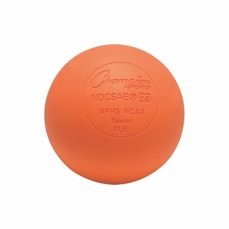 Champion Sports NOCSAE Lacrosse Ball Orange Bulk