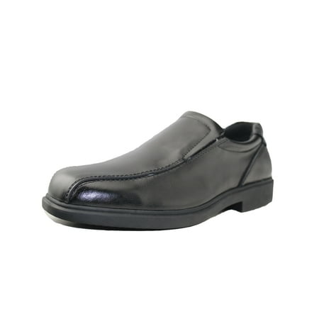Mens Comfortable Leather Shoes Non-Slip Casual Slip On Loafers