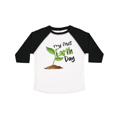 

Inktastic My 1st Earth Day Sprouting Plant Gift Toddler Boy or Toddler Girl T-Shirt