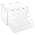 thumbnail image 3 of Nail Decoration Storage Box Transparent Empty Nail Art Organizer, 3 of 8