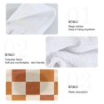 thumbnail image 2 of Yayeee Kitchen Hanging Hand Towels Set of 2 with Loop Bathroom Absorbent Tie Towel, Rusty Orange Plaid, 2 of 7