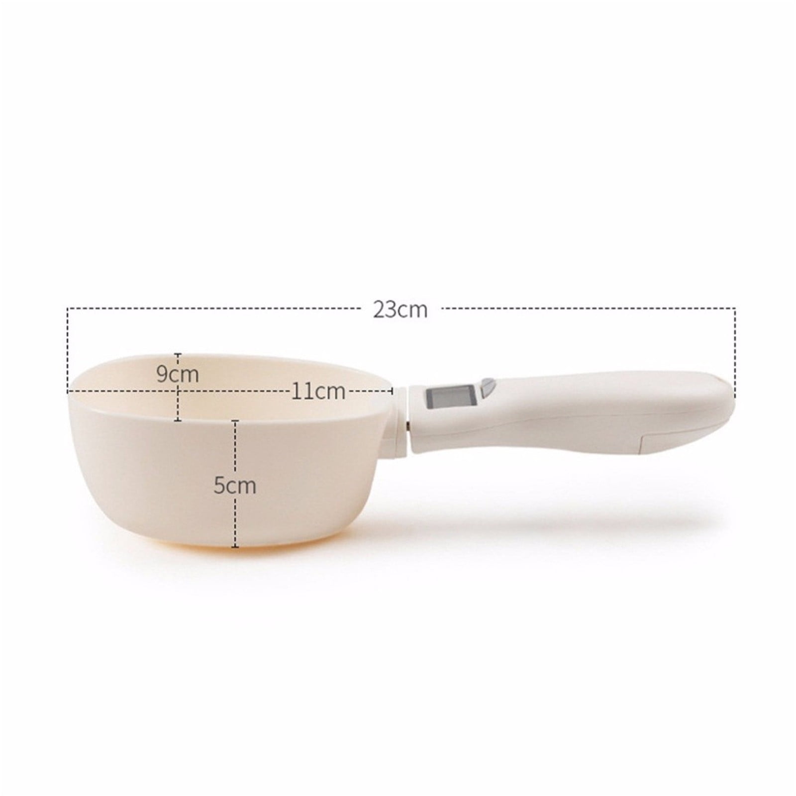 Pet Food Electronic Weight Spoon - 250ml/800g Capacity, ABS Material, 4 Measuring Units (g, ml, cup, KG), Easy-to-Read LED Display, Stable Weighing, Portable for Home Kitchen multicolor