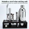 thumbnail image 3 of WREESH Professional Bar Tools Set Bartenders Cocktail Shaker Cocktail Rack Stand Jigger, 3 of 7