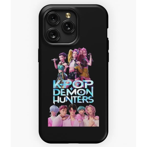 Animated K-Pop Films 2025 Logo Fan Case for iPhone 17 16 15 14 13 12 11 Pro Max