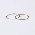 thumbnail image 3 of Dainty Minimal Rose Gold Ring, Thin Stackable Titanium Steel Ring - Shanali Jewelry, 3 of 10