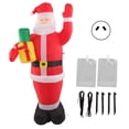 thumbnail image 1 of Inflables Navideños, Inflable Navideño con Anciano con Bolsa De Regalo En La Mano con Luces LED para Navidad, Fiestas Al Aire Libre(Enchufe Australiano), 1 of 14