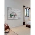 thumbnail image 3 of Parvez Taj Snow Buffalo White Wood Wall Art, 3 of 7