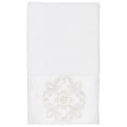 thumbnail image 3 of Authentic Hotel and Spa  100% Turkish Cotton Alyssa Embellished Hand Towel Dark Gray, 3 of 5