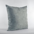 thumbnail image 3 of Plutus Gunmetal Hidden Island Velvet With Foil Printing On Top Luxury Throw Pillow - Double sided 20" x 36" King, 3 of 5