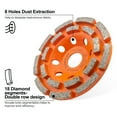 thumbnail image 5 of GVHAKG 4.5" Diamond Cup Grind Wheel for Polishing and Grinding Concrete Marble Granite, 5 of 7
