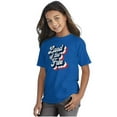 thumbnail image 3 of American Land of the Free Patriotic Crewneck T Shirts Boy Girl Teen Brisco Brands XS, 3 of 6