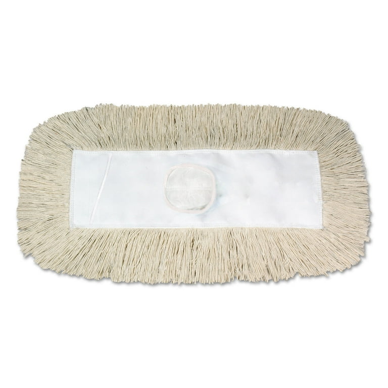 Disposable Dust Mop Head, Cotton, Cut-End, 60w x 5d Disposable Dust Mop Head, Cotton, Cut-End, 60w x 5d