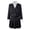 Black-AHyfF, variant on OJSFQUFP Women 2 Piece Outfits Color Block Crop Mini Skirt Sets Matching Set Casual Business Skirt Suits