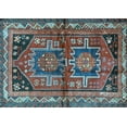 thumbnail image 1 of Ahgly Company Indoor Rectangle Persian Light Blue Traditional Area Rugs, 7' x 10', 1 of 4