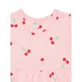 thumbnail image 2 of Wonder Nation Baby Girl Short Sleeve Dress, Sizes 0-24 Months, 2 of 3