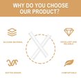thumbnail image 4 of Dosaele50 Pairs Soften Silicone Earring Sleeve Female Anti- Earring Covers, 4 of 6