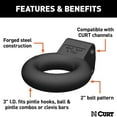 thumbnail image 3 of CURT 48601 Adjustable Pintle Hitch Lunette Ring, 3 of 5