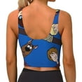 thumbnail image 3 of Lsque Scooby-Doo Printed Women'S Sports Bra, Compression, Moisture Wicking, High-Impact Sports Bra For Women,Supportive sports bra-XX-Large, 3 of 9