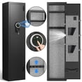 thumbnail image 1 of Kavey [2024 NEW] 1-2 Gun Safe, Digital Keypad Large Long Gun Safe for Shotguns, Quick Access Gun Cabinets with LED Light, Gun Safe with Adjustable Gun Rack and Removable Shelf, 1 of 8