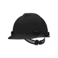 thumbnail image 2 of V-Gard® Slotted Hard Hat Cap, Staz-On® Suspension, Black, 2 of 2