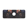 thumbnail image 7 of Yayeee Faucet Mat for Kitchen Sink 14.7" Diatomite Long Splash Guard Pad, Black Watercolor Space, 7 of 7