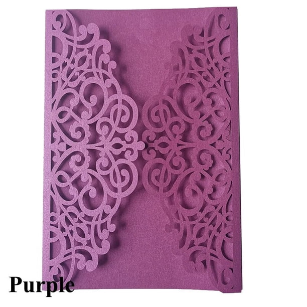 Tarjeta de felicitación RSVP de 50 piezas/100 piezas, decoración multicolor de flores cortadas con láser, suministros personalizados para fiestas, regalo