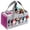 Purple Felt Toy Storage Bag, variant on Upgraded Felt Toy Storage Bag, 10.43 × 5.71 × 5.51 Inch Portable Carry Tote with Figure Holes, Toy Organizer Case for Kids Storytelling Character Figurines, Travel Toy Holder