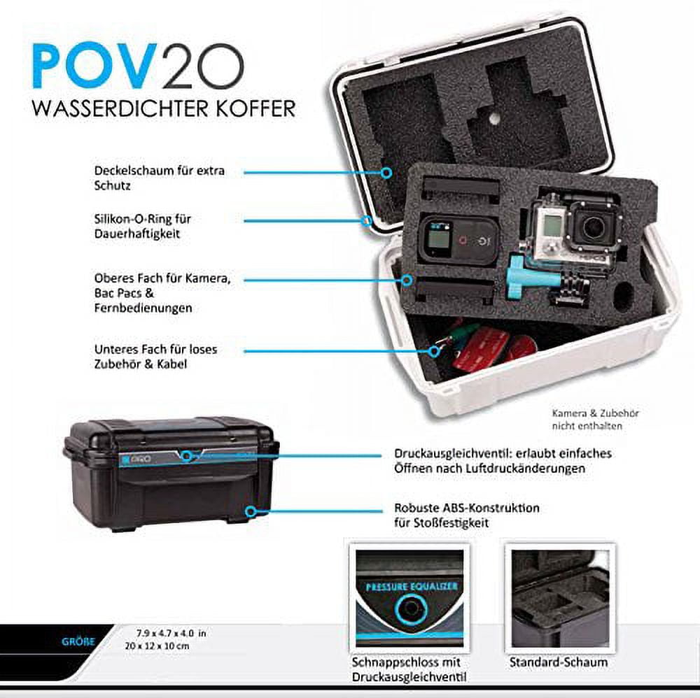 UK Pro POV 20 ( GoPro HD Hero2 Hero3 専用ハードケース ) (白) 並行輸入 | UK Pro POV 20 ( GoPro HD Hero2 Hero3 専用ハードケース