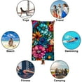 thumbnail image 6 of Antqov Microfiber Thin Beach Towel, Lightweight Oversized Extra Large Sand Free Towels, Quickly Dry Beach Towels for Travel Pool Yoga Gym Sports Supplies Gifts for Women, 6 of 7
