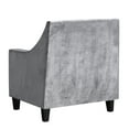 thumbnail image 3 of Chic Home Kameron Accent Club Chair Velvet Upholstered, 3 of 5