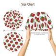 thumbnail image 5 of Sigee Hand Drawn Strawberry for Hair Wrap Adjustable Sleep Cap for Hair Protection and Comfort, Adjustable Night Cap for Women, 5 of 6