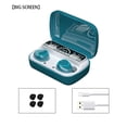 thumbnail image 2 of Auriculares inalámbricos Auriculares impermeables 5.0 compatibles con Bluetooth Auriculares portátiles para deportes, LCD grande, verde oscuro 4 piezas Kearding EL000248-04B, 2 of 2
