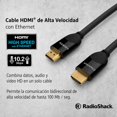 thumbnail image 2 of Cable HDMI Radioshack 1.4 4K, 30Hz, macho a macho, 91cm, negro, 2 of 3