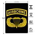thumbnail image 3 of Airborne Metal Sign Decor Tin Hanging Picture Wall Decoration 12x16 Inches, 3 of 4