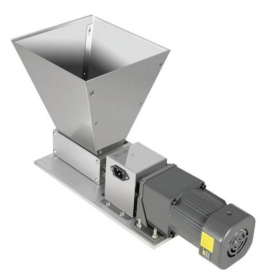 Electric Grain Mill Grinder 60W Barley Feed Grinder Malt Crusher 44 lbs/h Wet Dry Cereal Rice Grain Corn Wheat Beans Seasoning Home Mill Grinding Machine