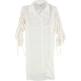 thumbnail image 1 of Blusa tipo túnica bar III fruncida para mujer color blanco hueso mediana, 1 of 2