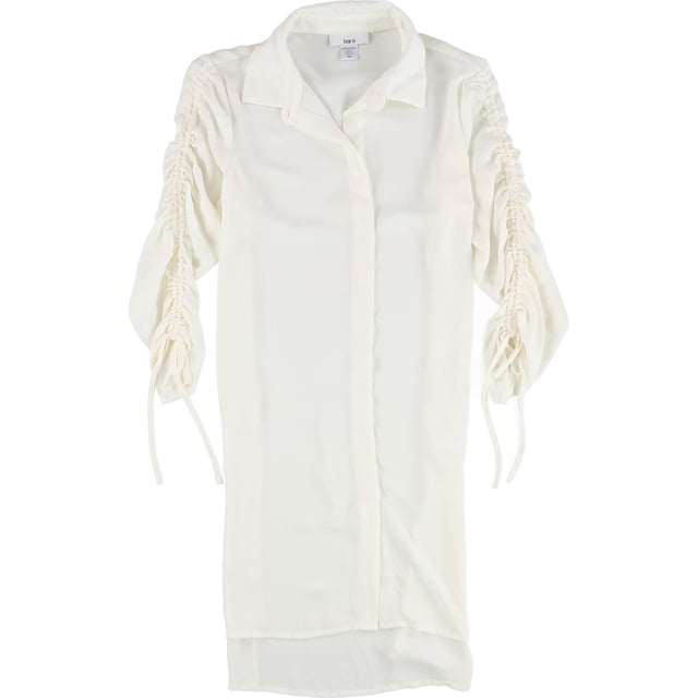 Blusa tipo túnica bar III fruncida para mujer color blanco hueso mediana
